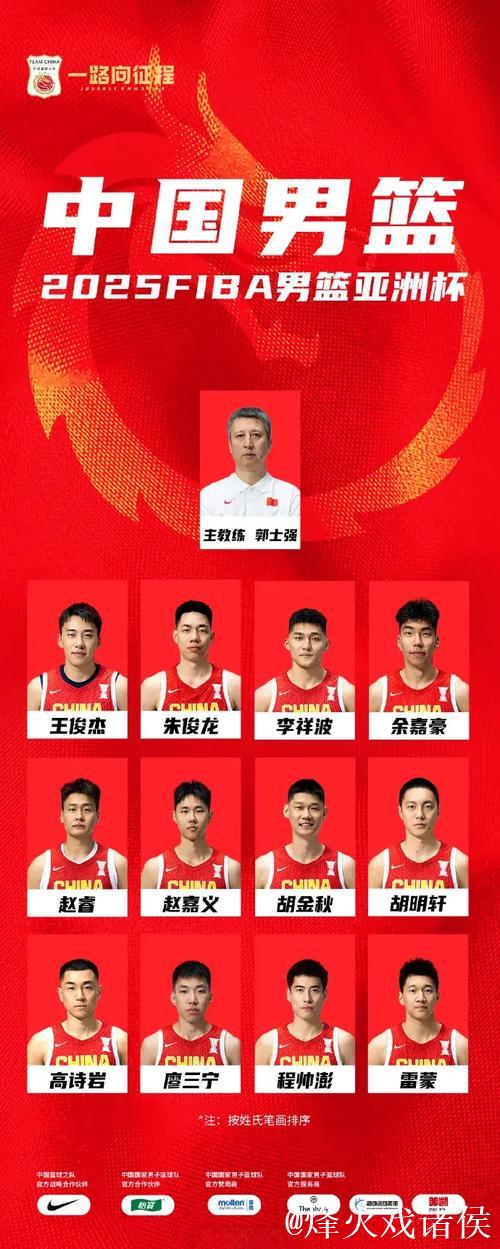 中国男篮出征男篮亚洲杯 辽篮无人进入大名单 中国男篮出征男篮亚洲杯 辽篮无人进入大名单